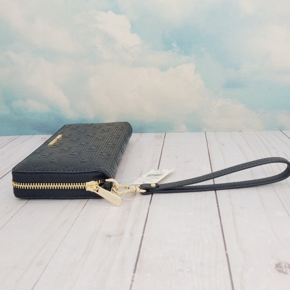 Michael Kors Large Continental Wallet MK Embossed Leather - Picture 6 of 11